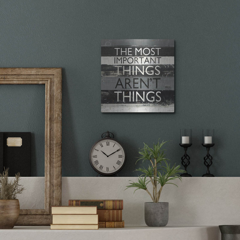 絵画 マイク シック ゼファー クオート2 インテリア Luxe Metal Art 'Zephyr Quote 2' by Mike Schick Metal Wall Art
